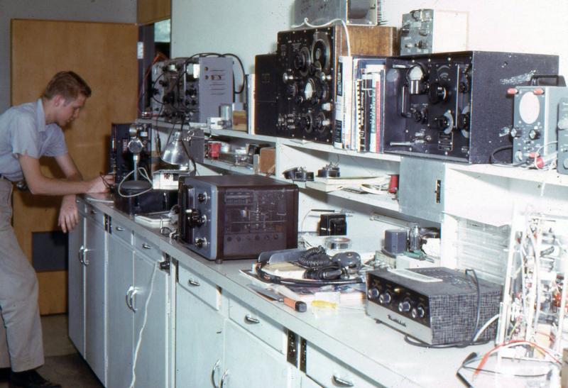 Archive photo showing the JAARS radio lab